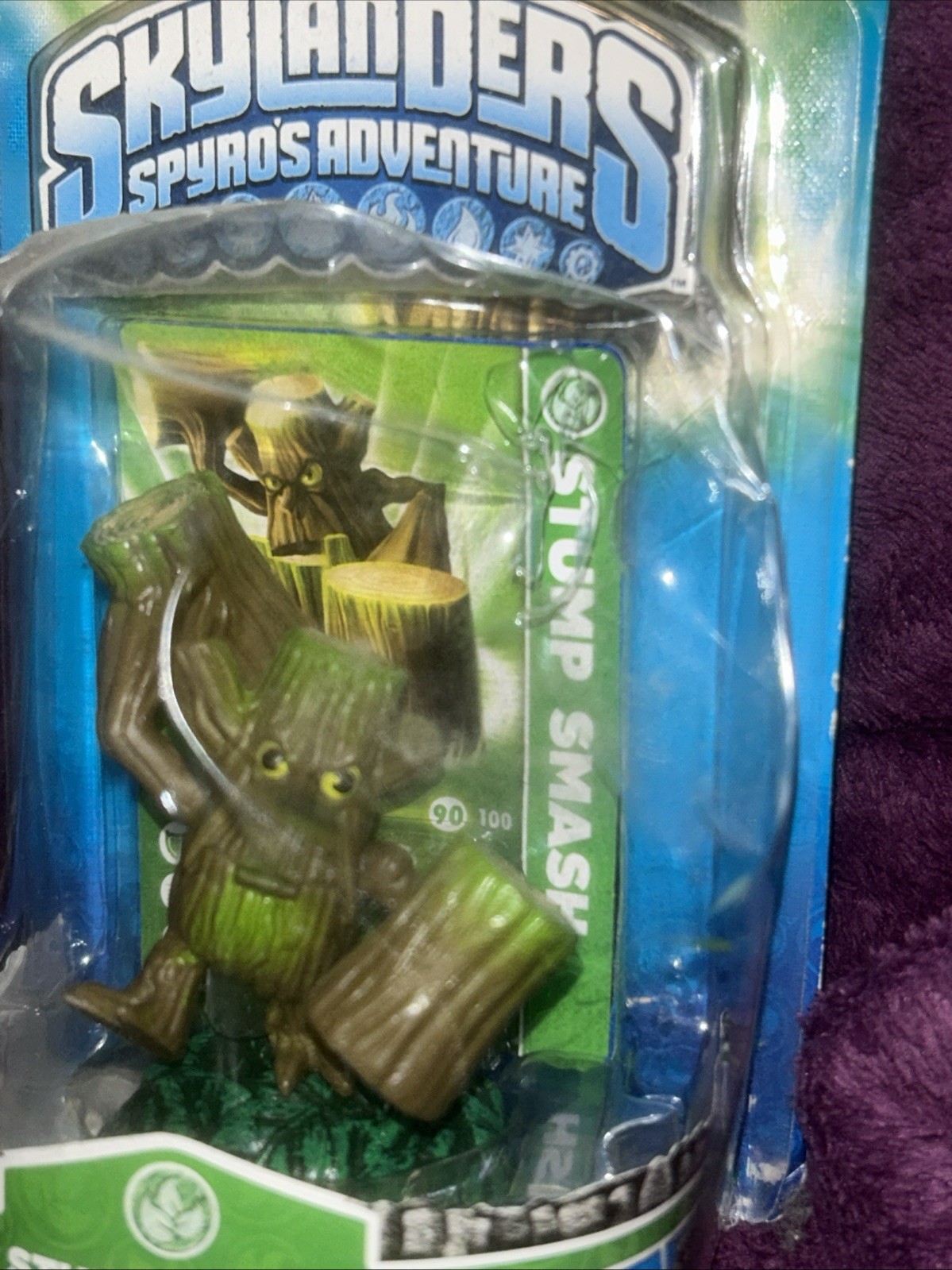 Skylanders Spyros Adventure Stump Smash Figure Activision READ Open BOX