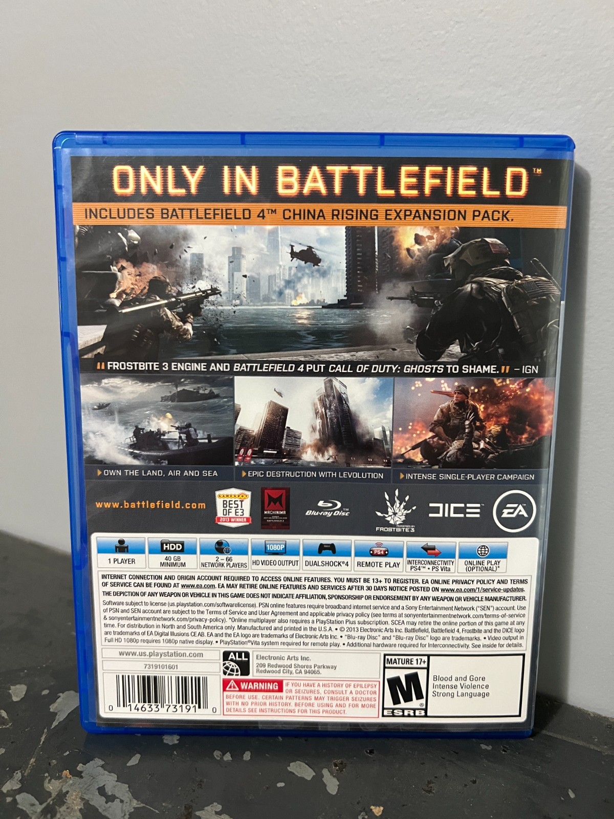 Battlefield 4 (PS4 PlayStation 4) CIB