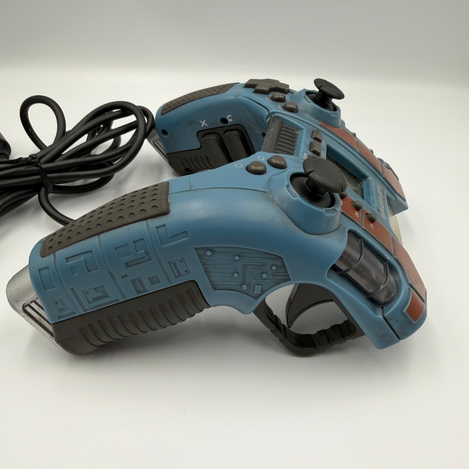 Radica Gamester FPS Master Controller PlayStation 2 PS2 Wired Blue Industrial