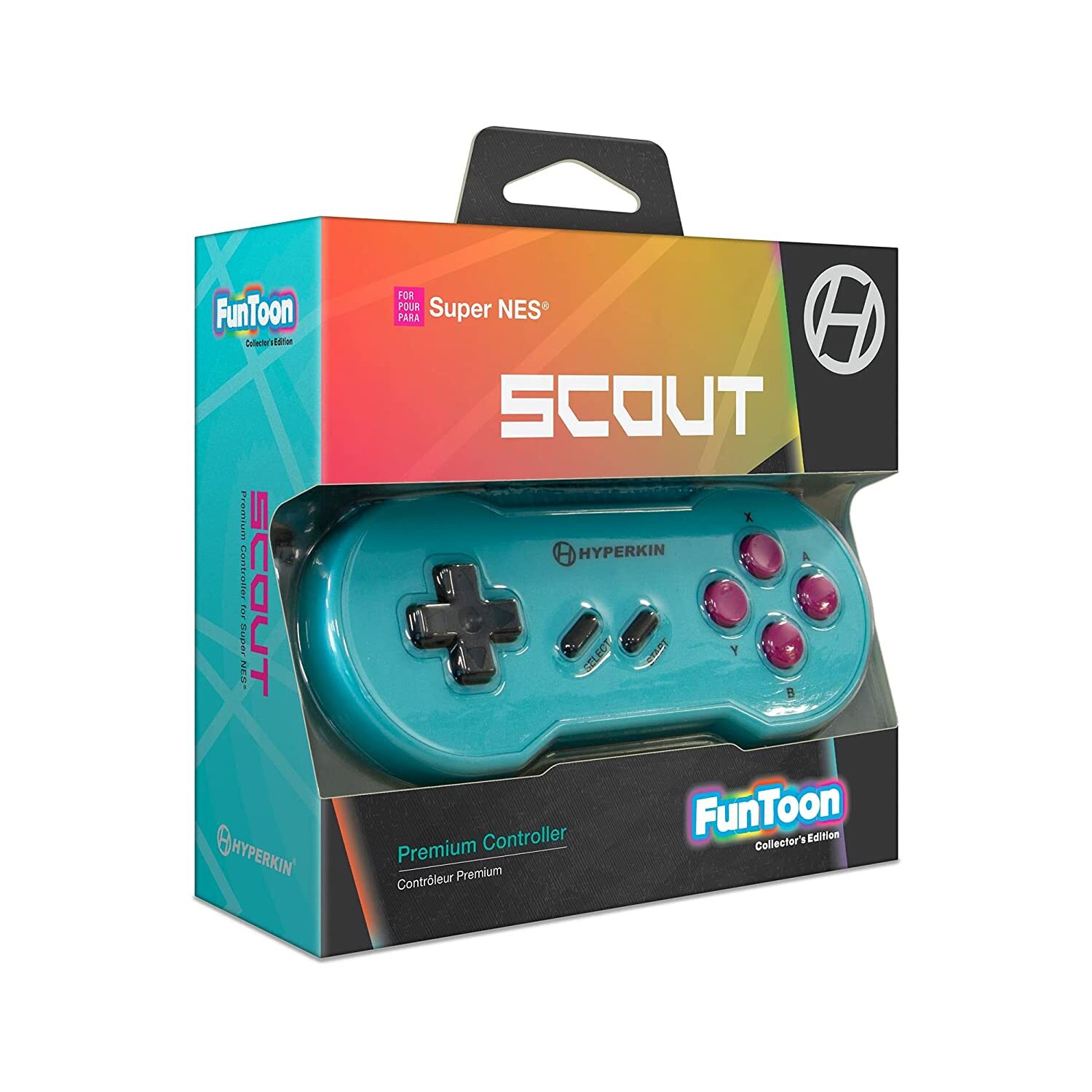 Hyperkin “Scout” Premium Controller for Nintendo SNES Super NES – Hyper Beach