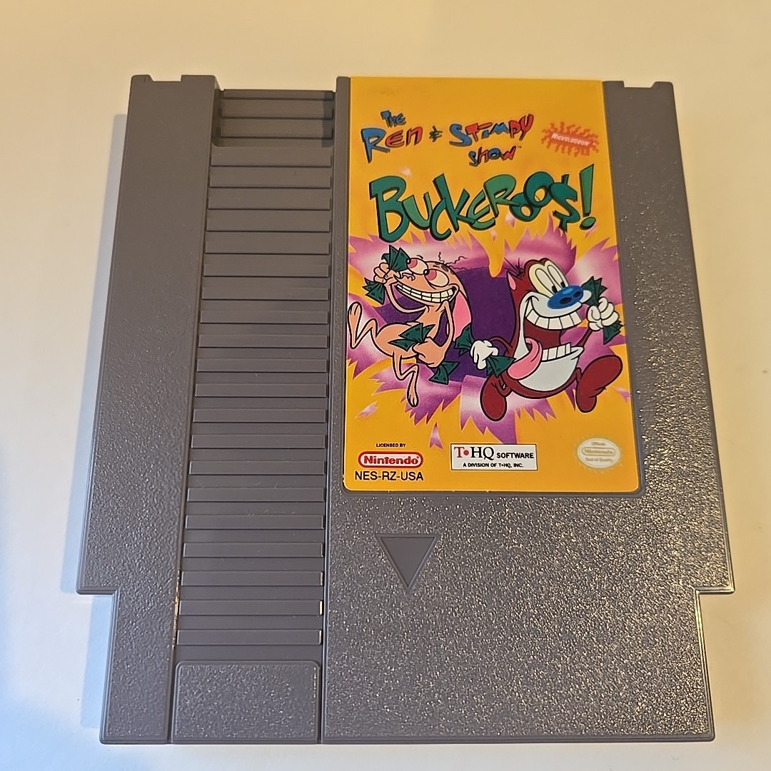 Ren & Stimpy Show: Buckaroo (NES, 1993) Complete CIB