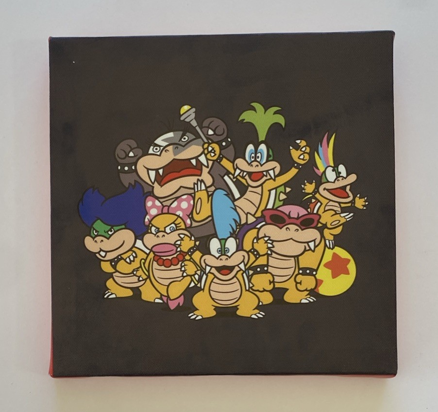 Super Mario Canvas Print 8” x 8” Wall Art Nintendo Culture Fly 2020