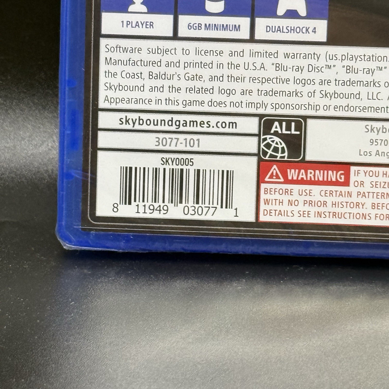 Baldur’s Gate: Enhanced Edition – Sony PlayStation 4 Factory Sealed
