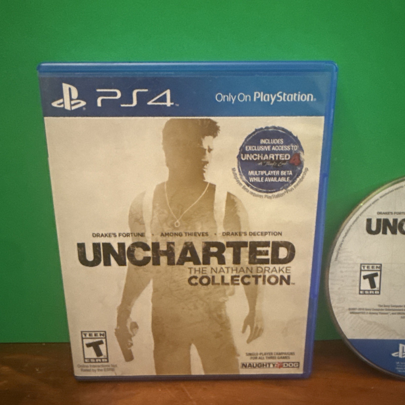 Uncharted The Nathan Drake Collection PS4 PlayStation 4 – Game Disc & Case
