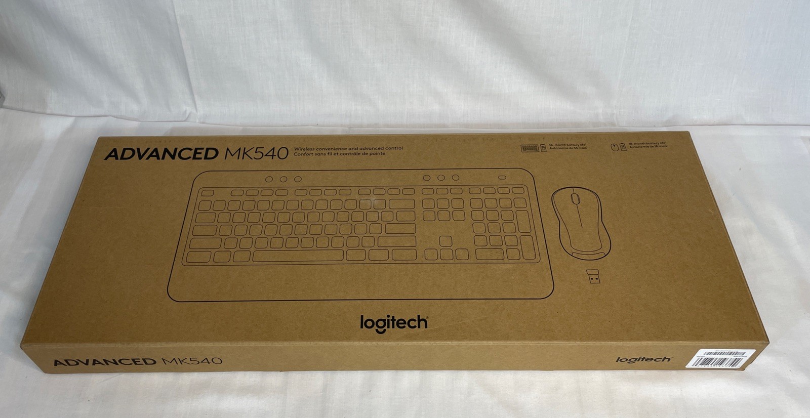 Logitech MK540 Advanced Wireless Keyboard and Mouse Combo for Windows, Black