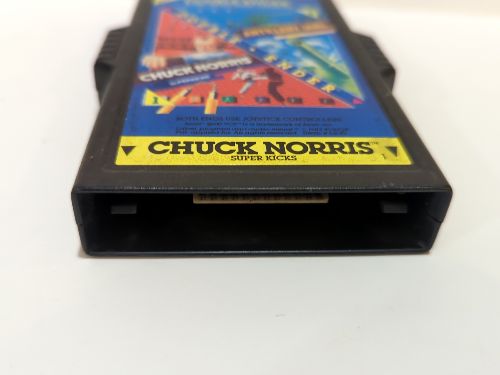 Artillery Duel & Chuck Norris Xonox Double Ender (Atari 2600, 1983) Cart tested.