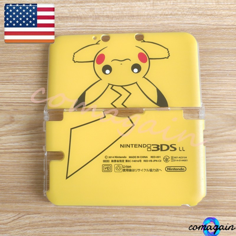 Hard Shell Protective Case Cover For Nintendo 3DS XL 3DS LL Old Model Pikachu