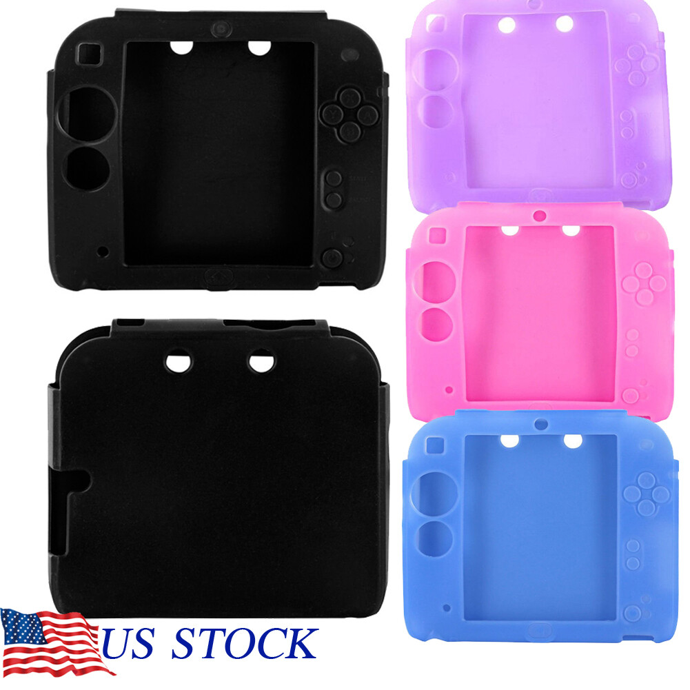 Dustproof Silicone Rubber Gel Skin Case Cover Skin for Nintendo 2DS US Xmas Gift