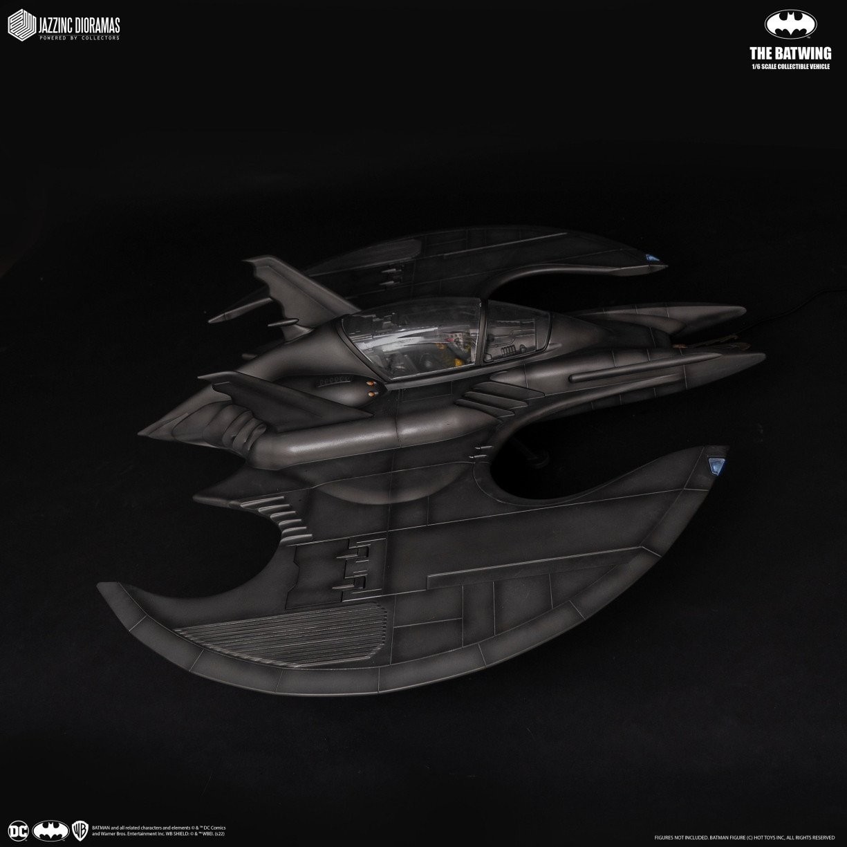 Jazzinc 52″ 1989 Keaton Batman BATWING 1/6 Scale Jet Plane Vehicle Hot Toys NEW