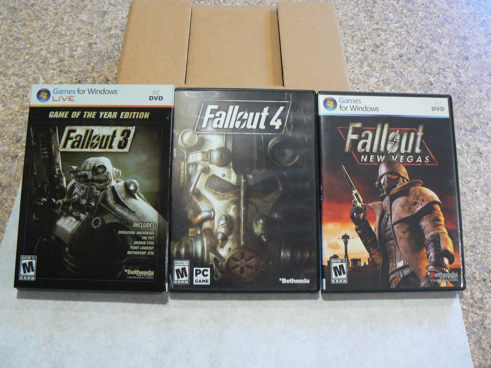 Fallout 3 GOTY Edition, Fallout 4, and Fallout New Vegas PC Games – Nice