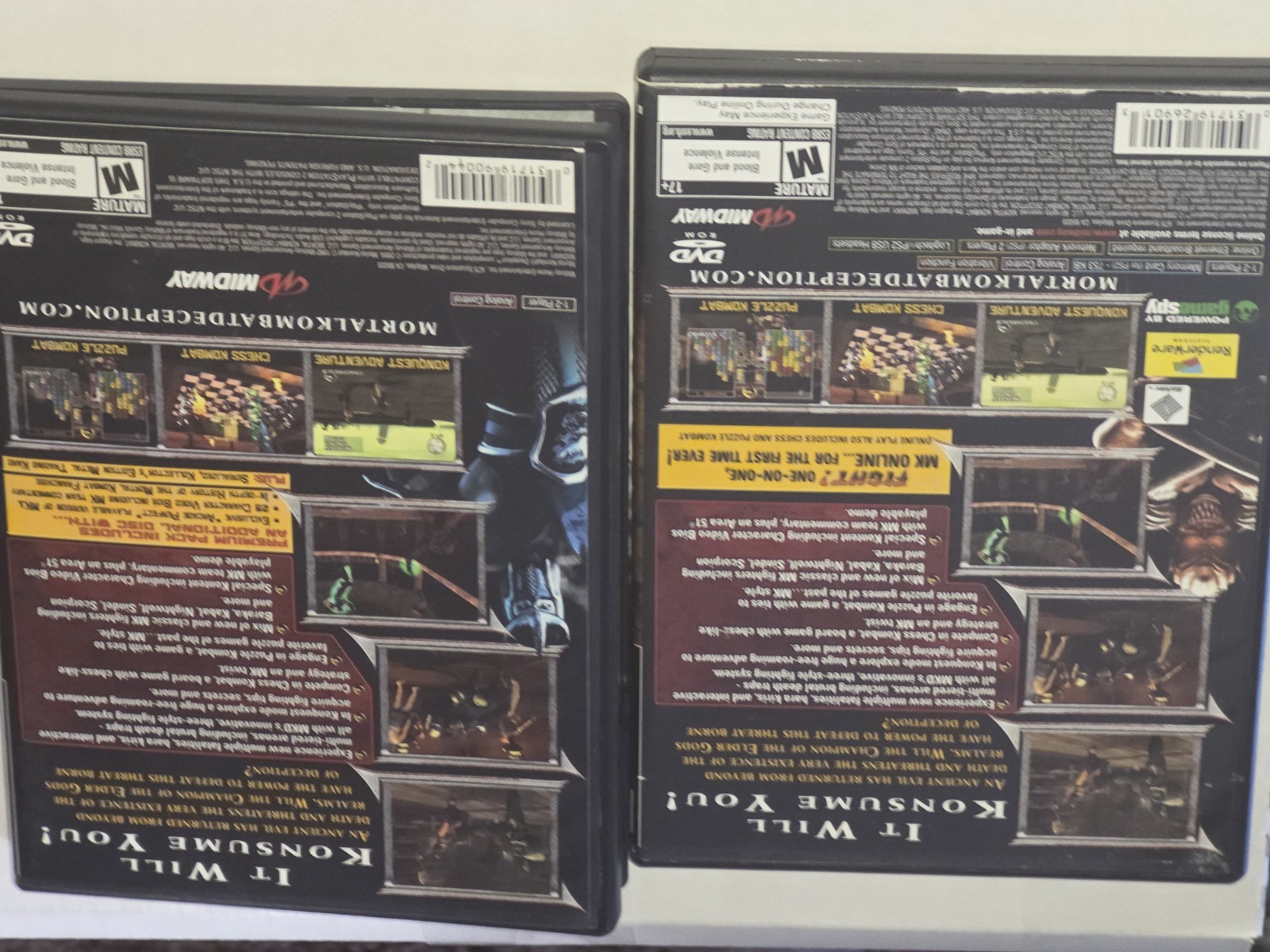 Mortal Kombat: Deception Premium Pack for PlayStation 2 Complete with Card
