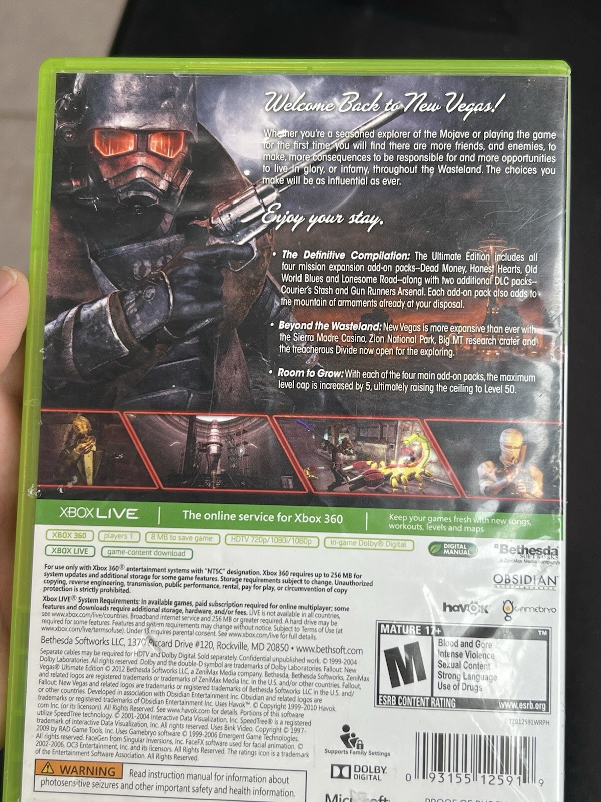 Fallout: New Vegas [Ultimate Edition] (Microsoft Xbox 360, 2012)