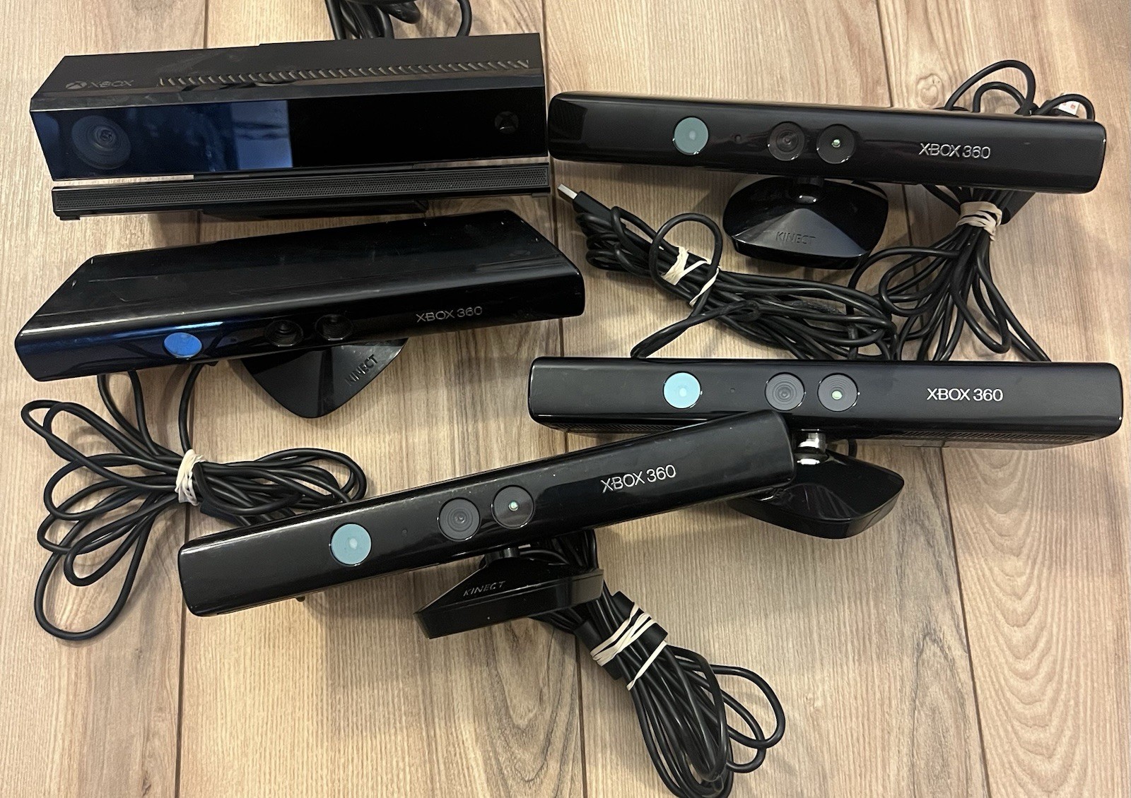 Lot Of 5 Xbox 360 & Xbox One Kinect Sensor Bar Camera Untested For Parts OR Fix