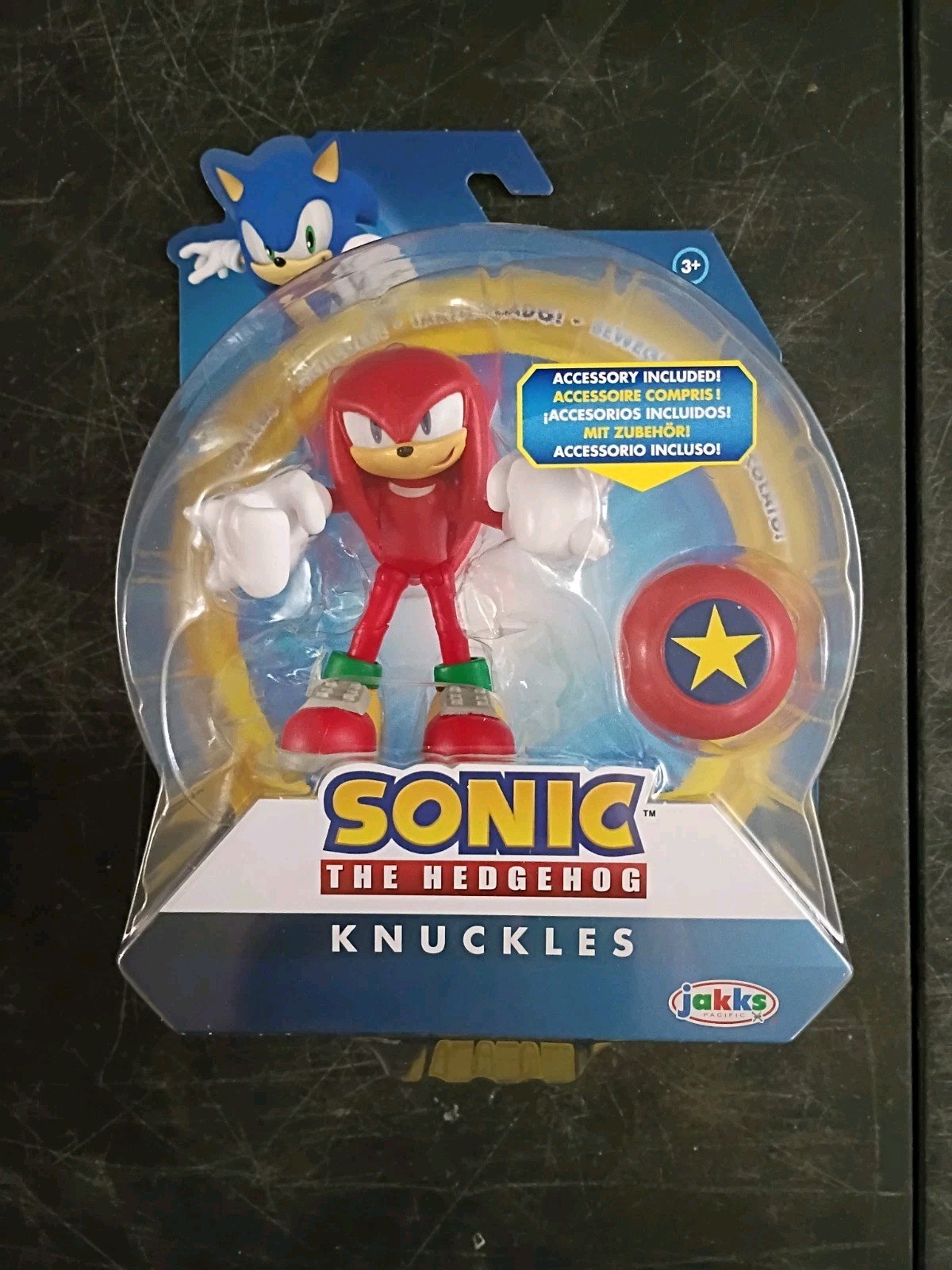 5-PK SONIC the HEDGEHOG 4″ Lot Knuckles Trip Metal Classic Modern 35th Jakks