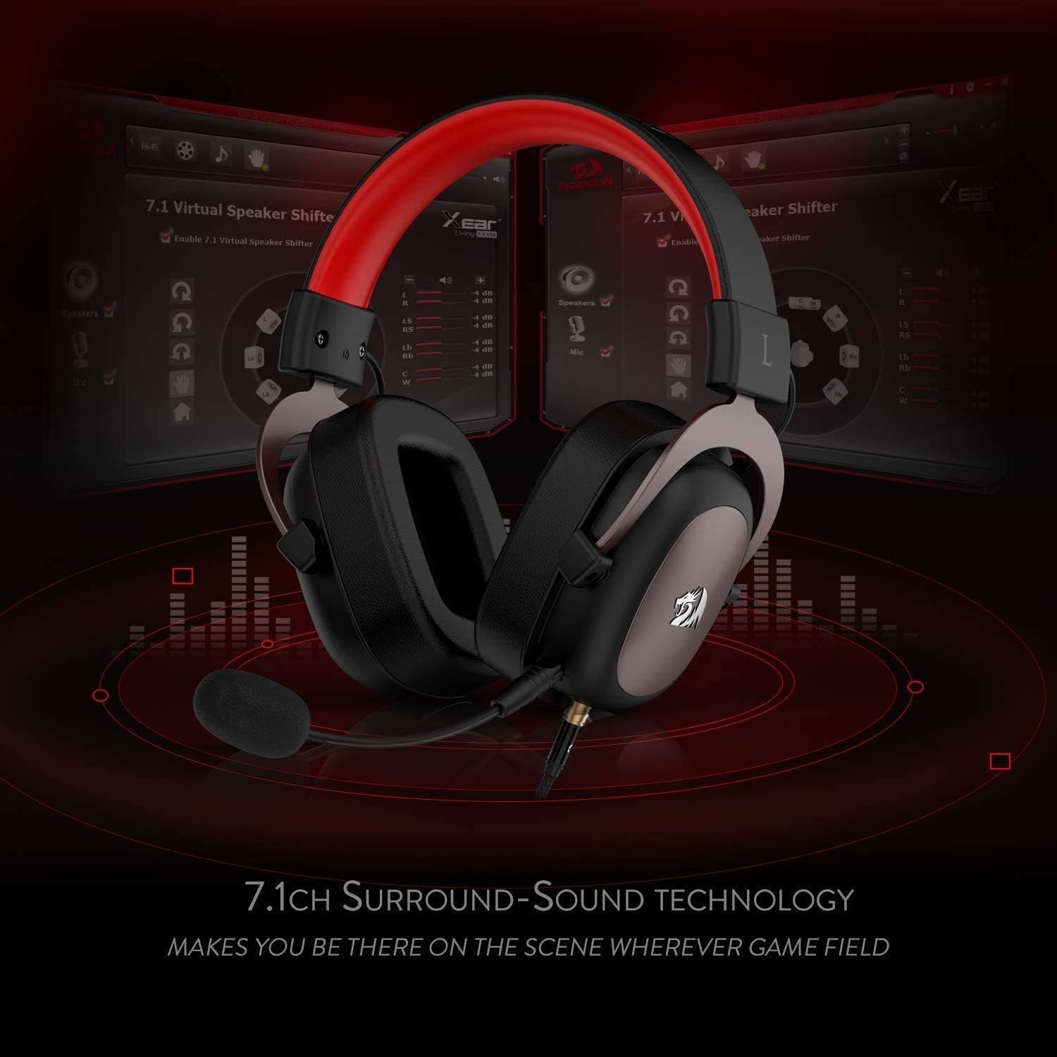 H510 Zeus – 7.1 Surround Sound Headset with Advanced Noise Isolation & Comfort