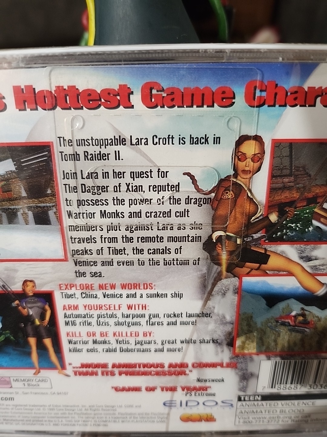 Tomb Raider II 2 PS1 Sony Playstation – Greatest Hits – Factory Sealed See Photo