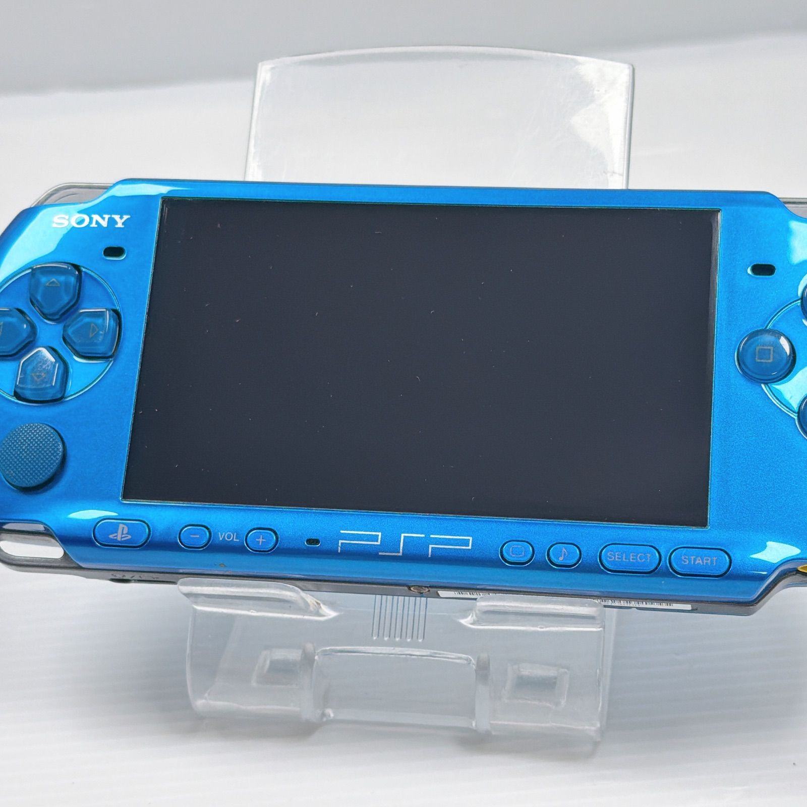 Sony PSP 3000 Vibrant Blue Handheld Console Charging USB Cable Tested Japan