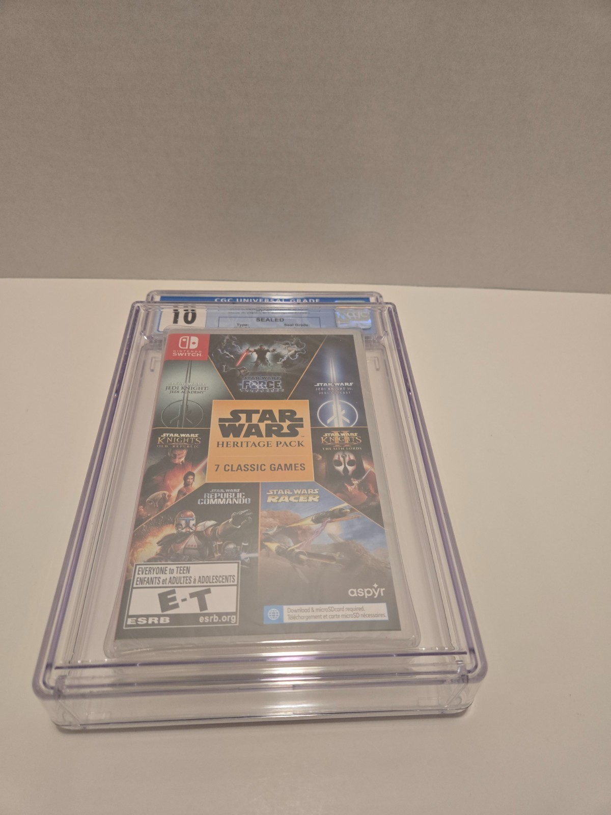 Star Wars Heritage Pack (Nintendo Switch, 2023) | CGC 10 A++ | Factory Sealed