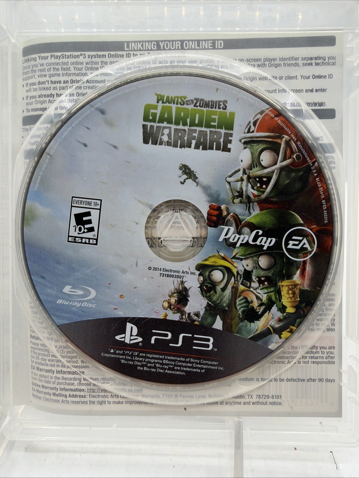 Plants vs. Zombies: Garden Warfare (Sony PlayStation 3, 2014) Tested