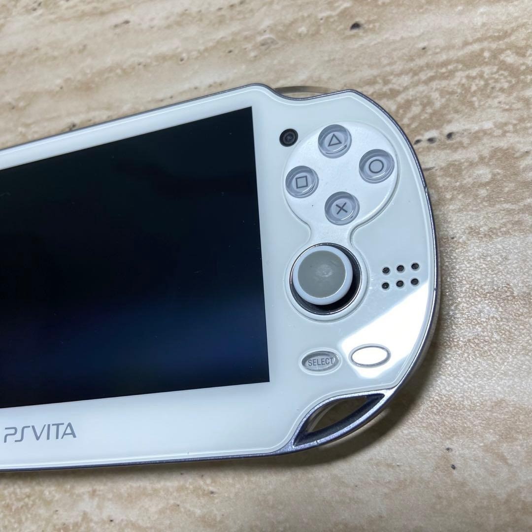 PS Vita PCH-1000 Crystal White Console White Tested Working Good Condition 7250