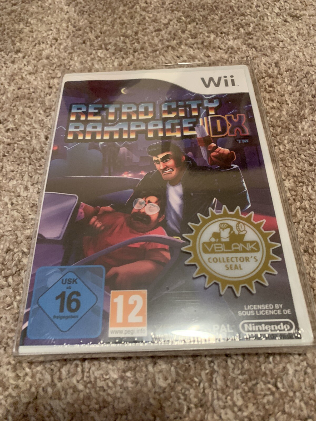 Retro City Rampage DX Nintendo Wii VBlank EU Version New Last Wii Game In Hand