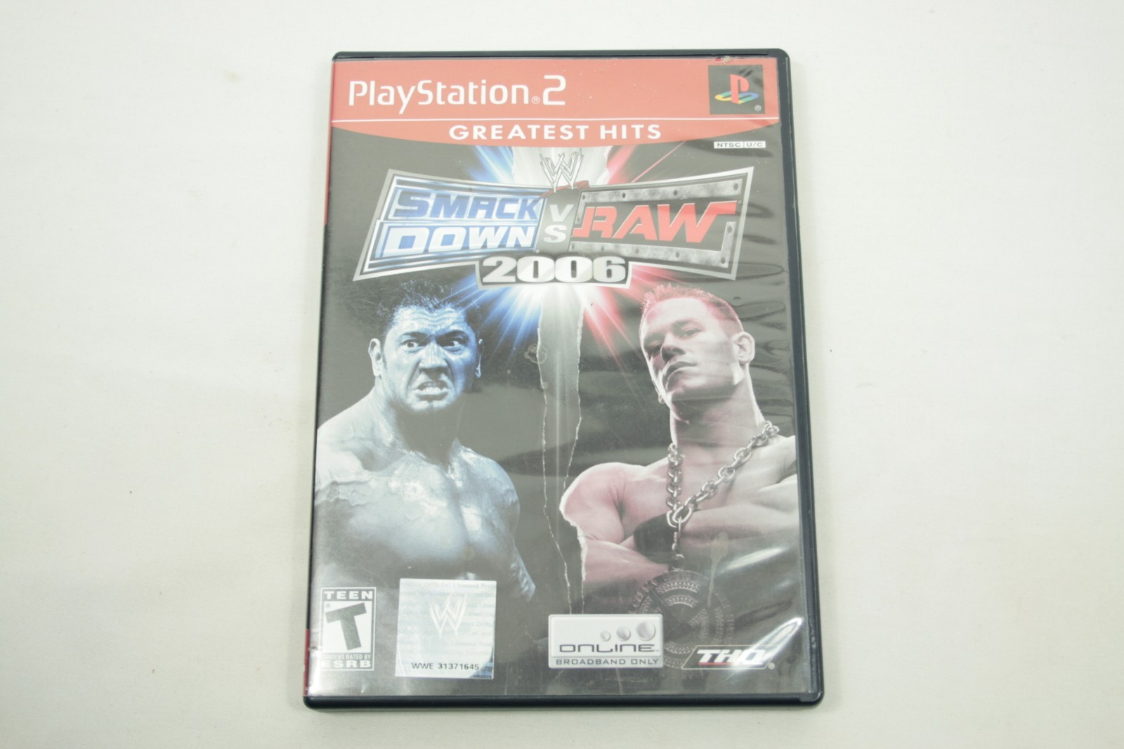 WWE Smackdown vs Raw 2006 PS2 CIB Sony PlayStation 2 Complete with Manual Tested