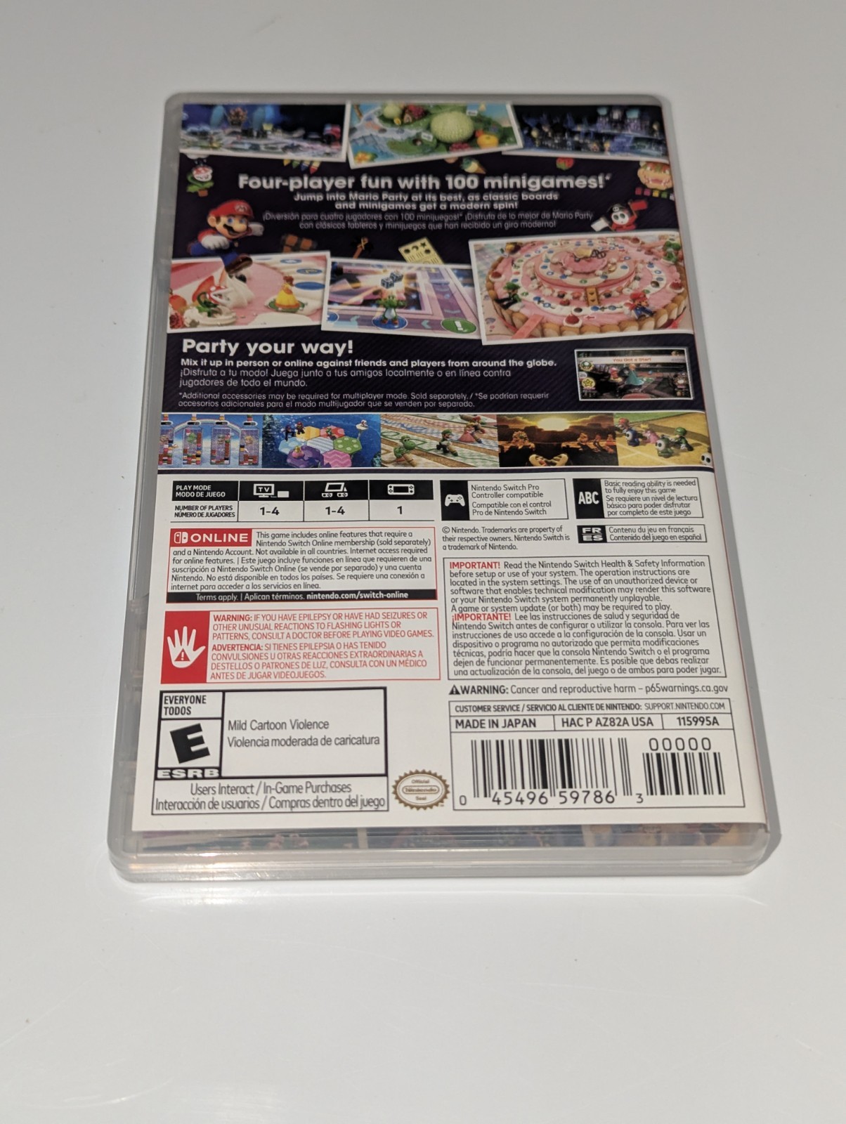 Mario Party Superstars – Nintendo Switch (Used, Excellent Condition)