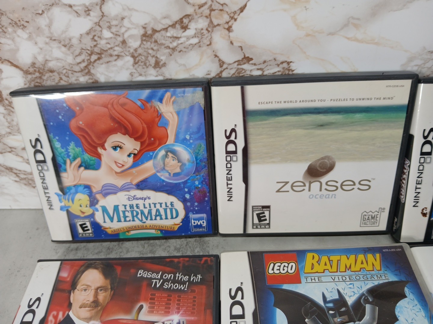 Nintendo DS Lite Handheld System (Onyx Black) w/ Lot of Games