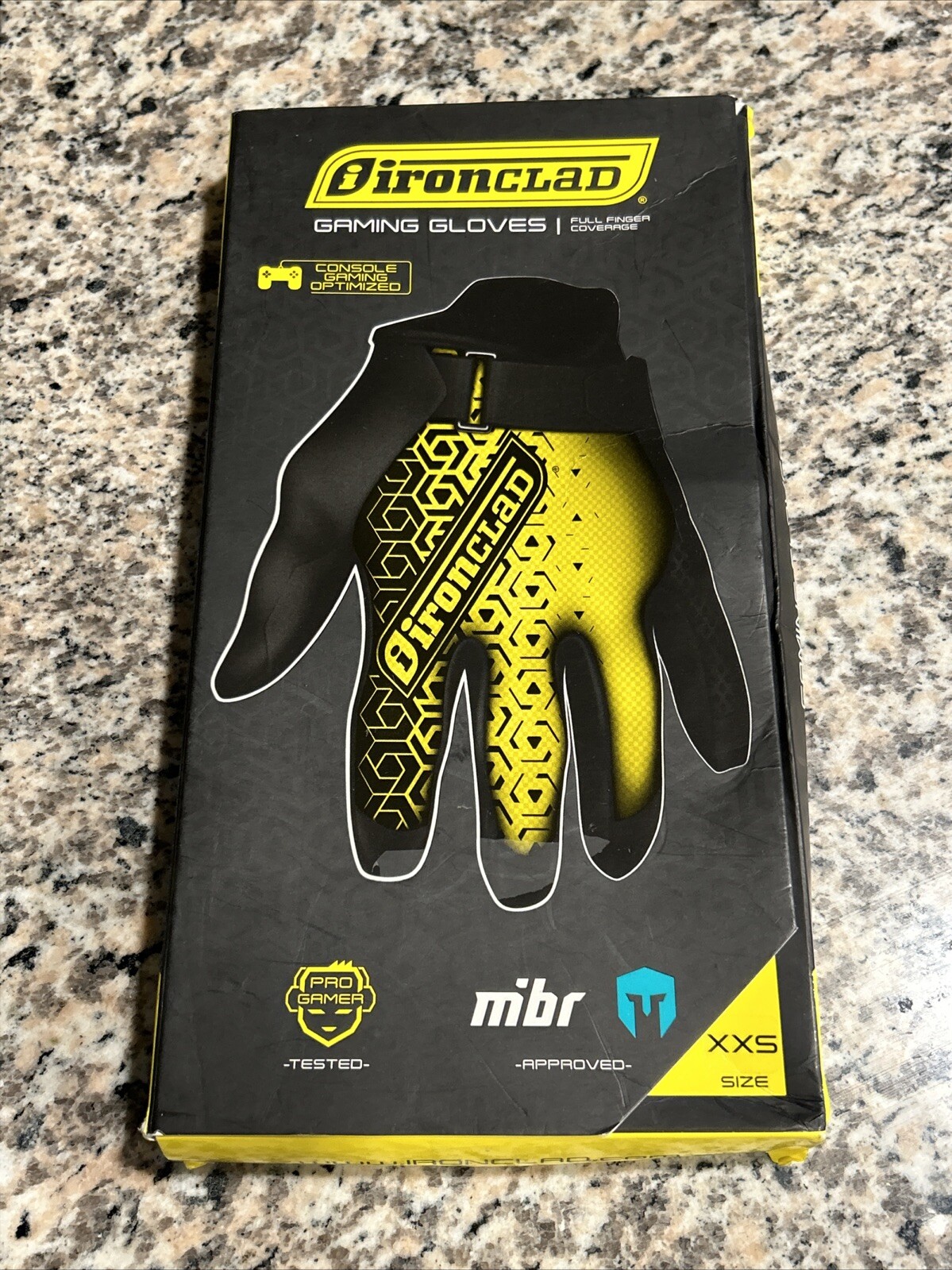 Ironclad Console Gaming Gloves Precision Fit Size XXS Touchscreen Com (New)