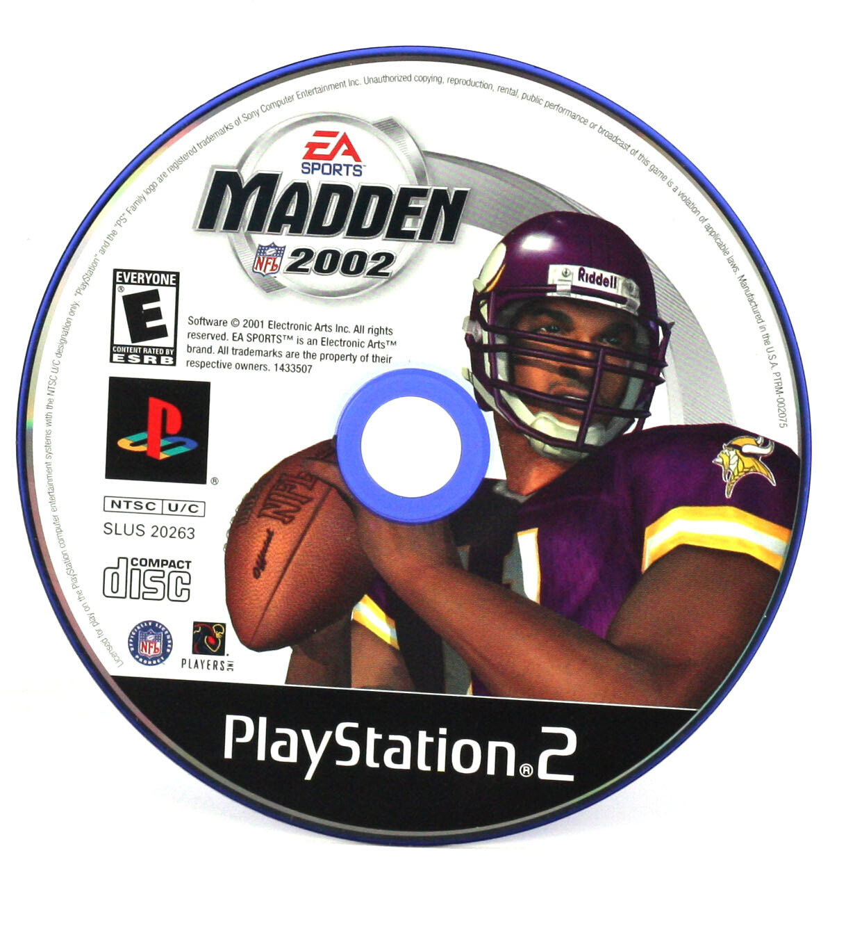 Madden NFL 2002 (Sony PlayStation 2, 2001) – Complete/CIB – Tested