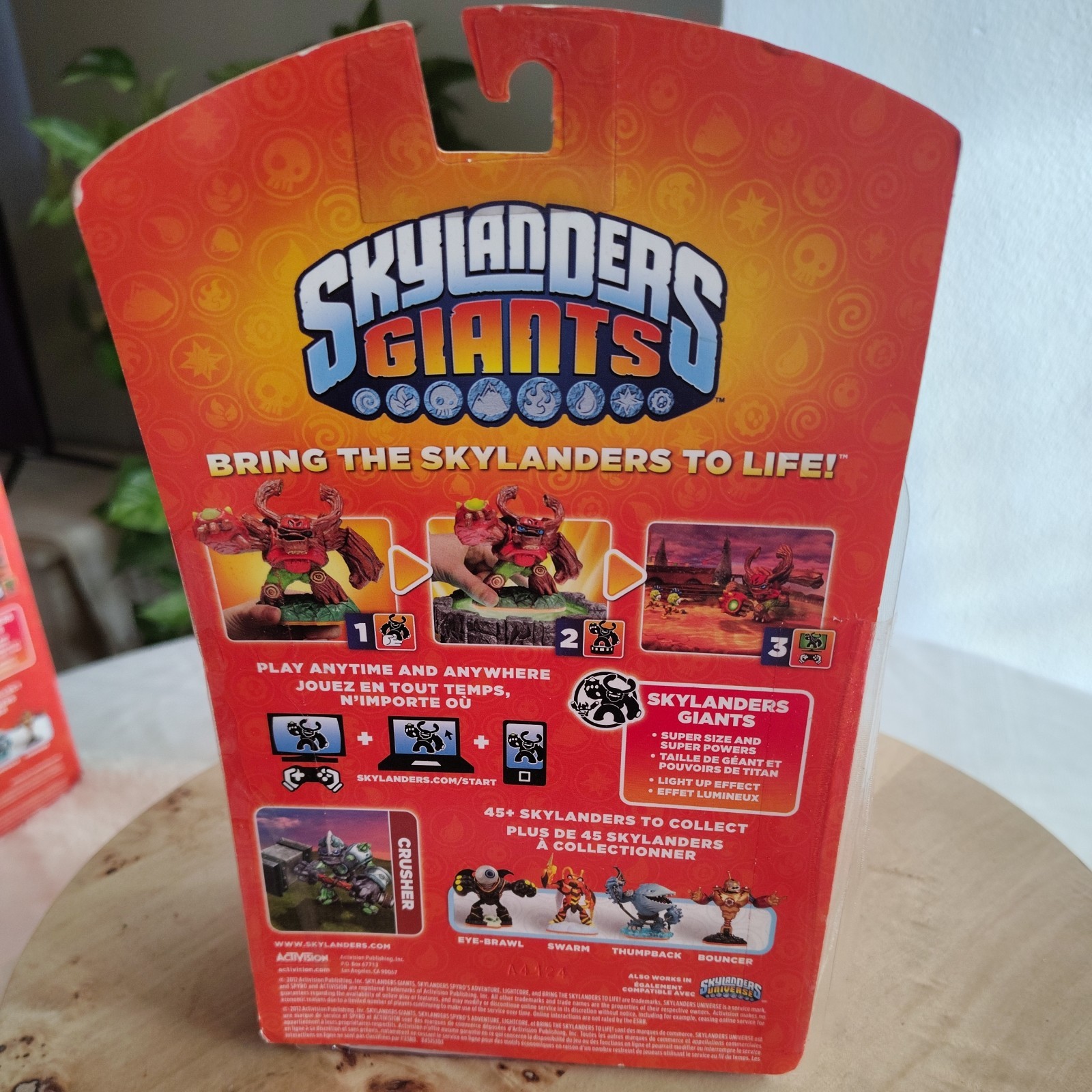 2012 Skylanders Giants Eye-Brawl, Thumpback, Bouncer, Crusher, Hot Head, Swarm