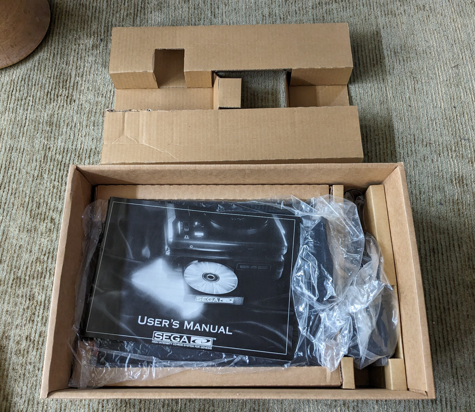 SEGA CD Front Loading Model 1 Console Core System CIB SEGA REFURBED FULLY TESTED