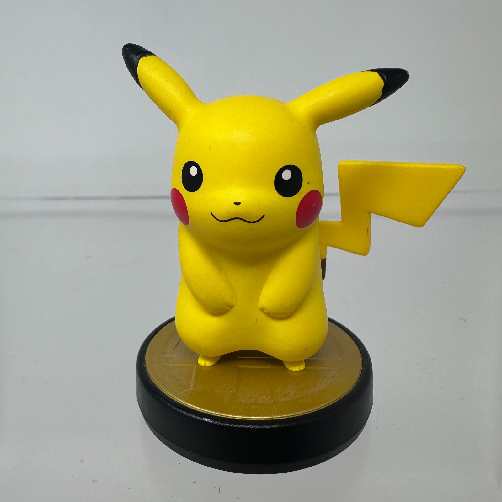 Amiibo Pikachu Figure Super Smash Bros Pokemon Yellow Mouse Nintendo Toy 3″