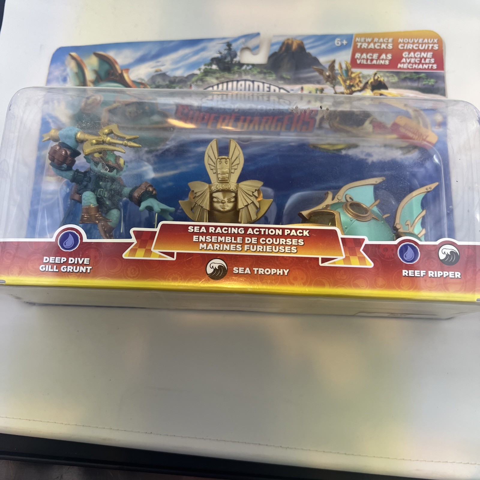 Skylander Superchargers Sea Racing Action Pack Gill Grunt Reef Ripper 2015 NIB