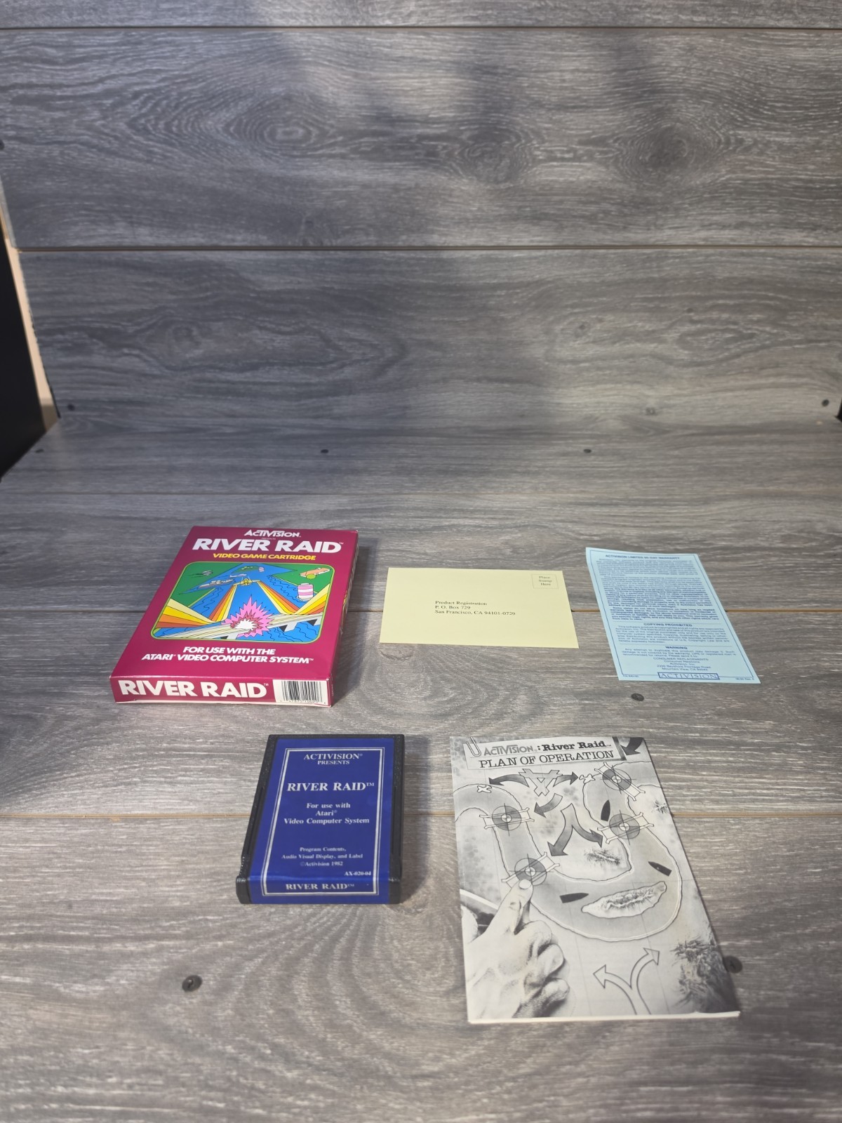 River Raid (Atari 2600) CIB Complete In Box W/ Manuals & Inserts – Tested