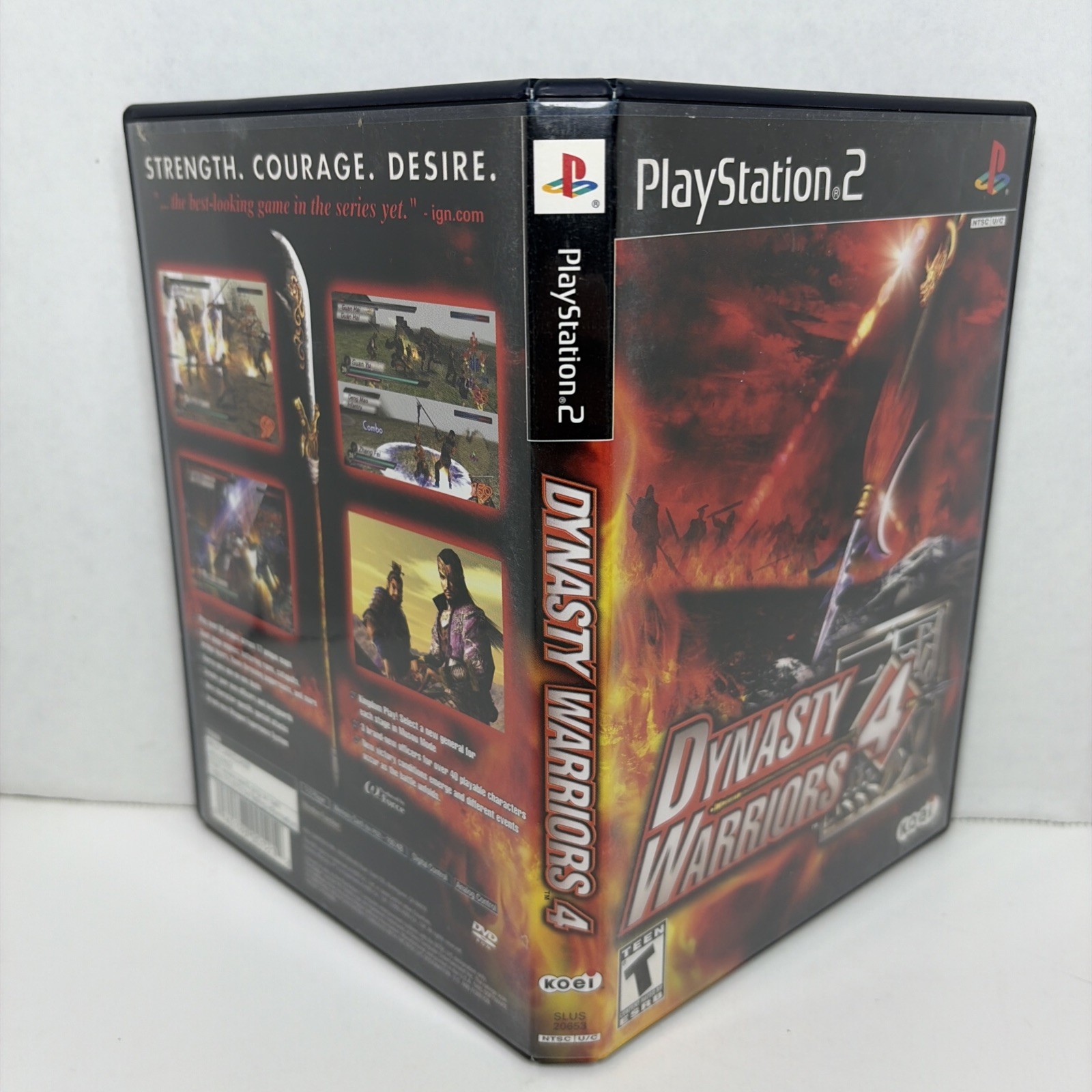 Dynasty Warriors 4 + Samurai Warriors PS2 Lot PlayStation 2 Complete CIB TESTED