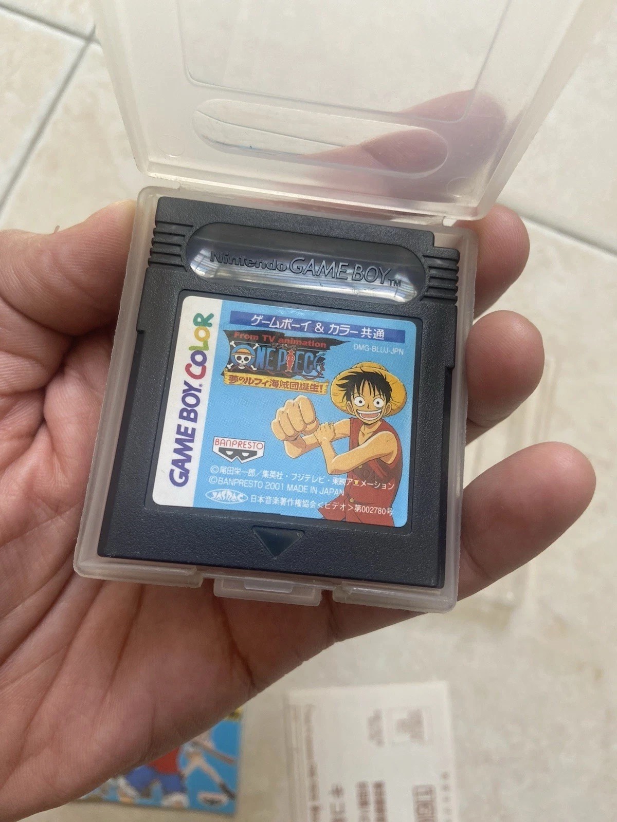 One Piece: The birth of the dream Luffy Pirates! For Game Boy Color 2000-CIB