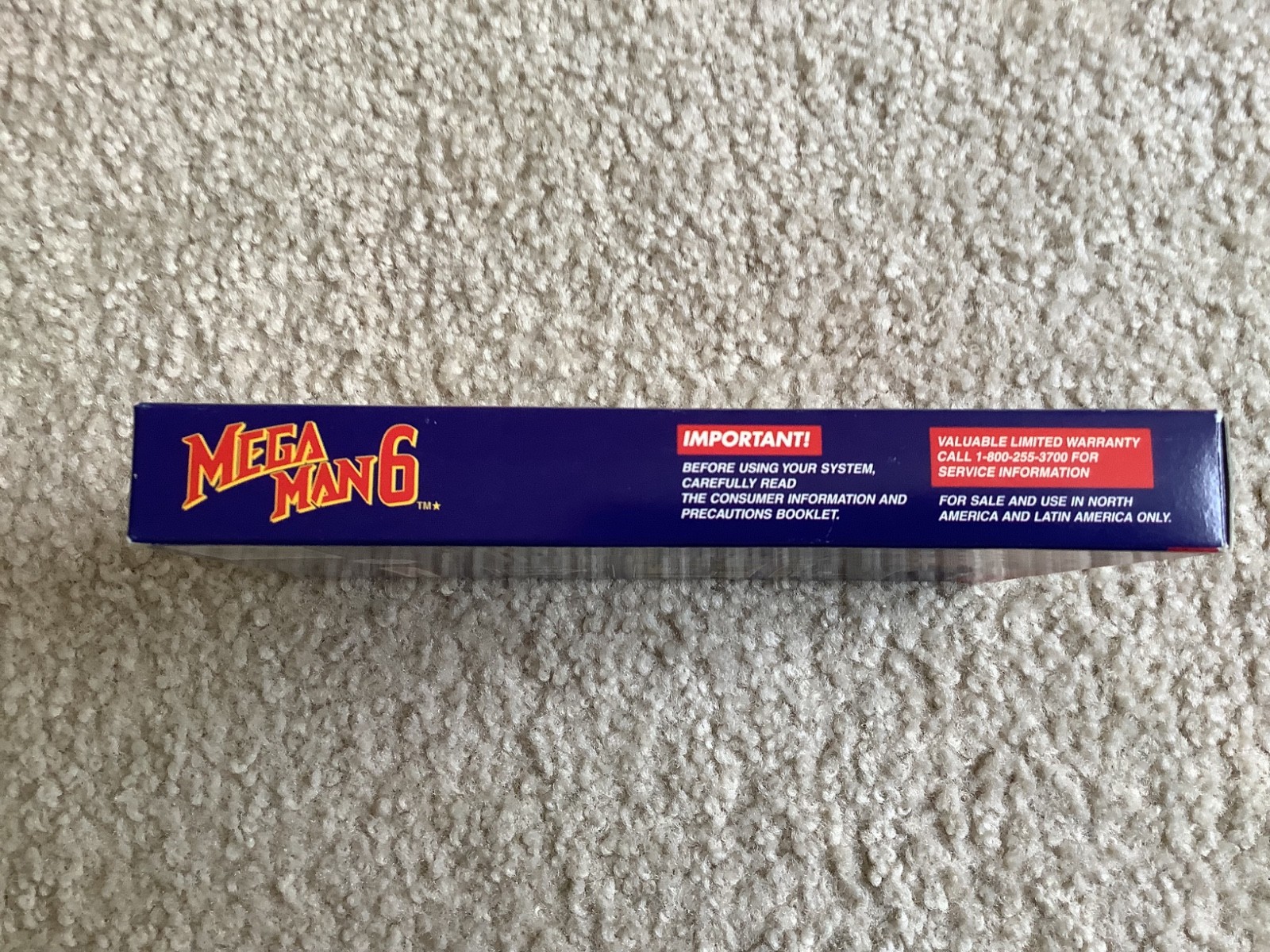 Mega Man 6 ( NES Capcom 1994) CIB Very Good Working Condition