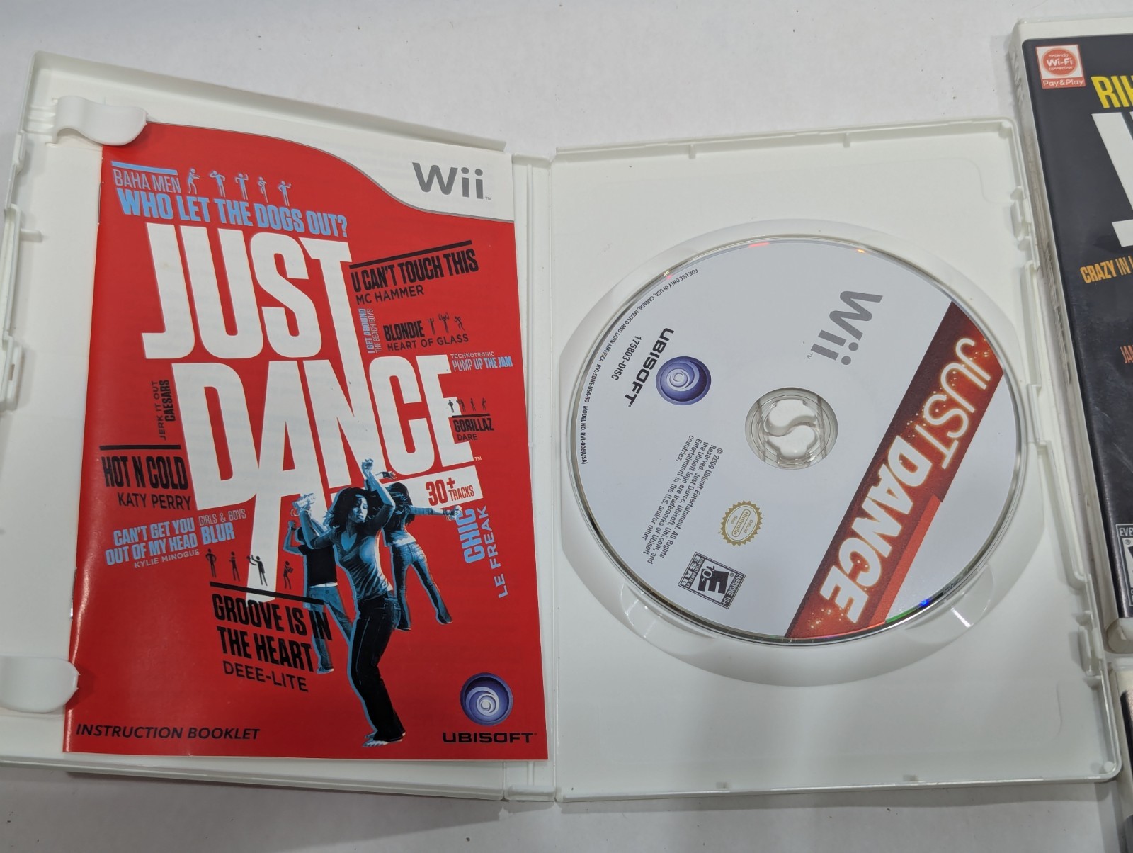 Lot of 6 Nintendo Wii Games Just Dance 1,2,3,4, 2014, Hip Hop Dance Experience