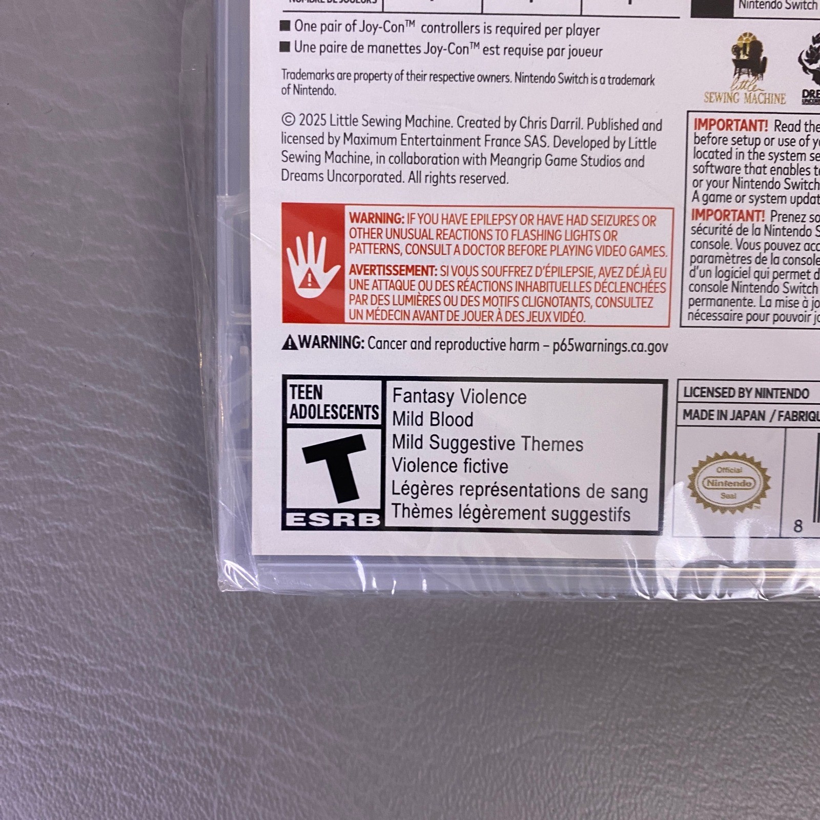 Bye Sweet Carole Nintendo Switch 2025 Brand New Sealed Rapid Shipping