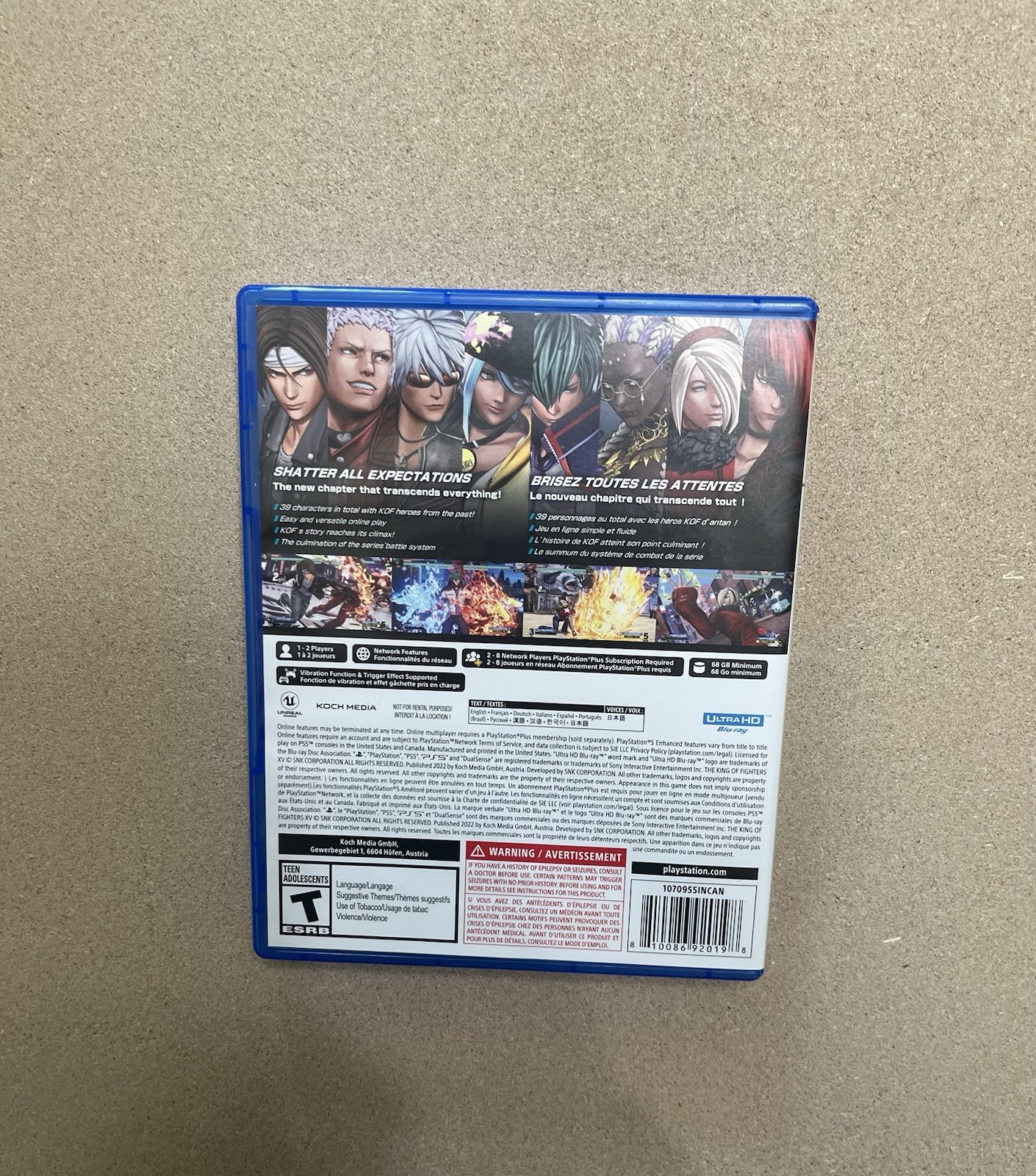 The King of Fighters XV PlayStation 5 Complete