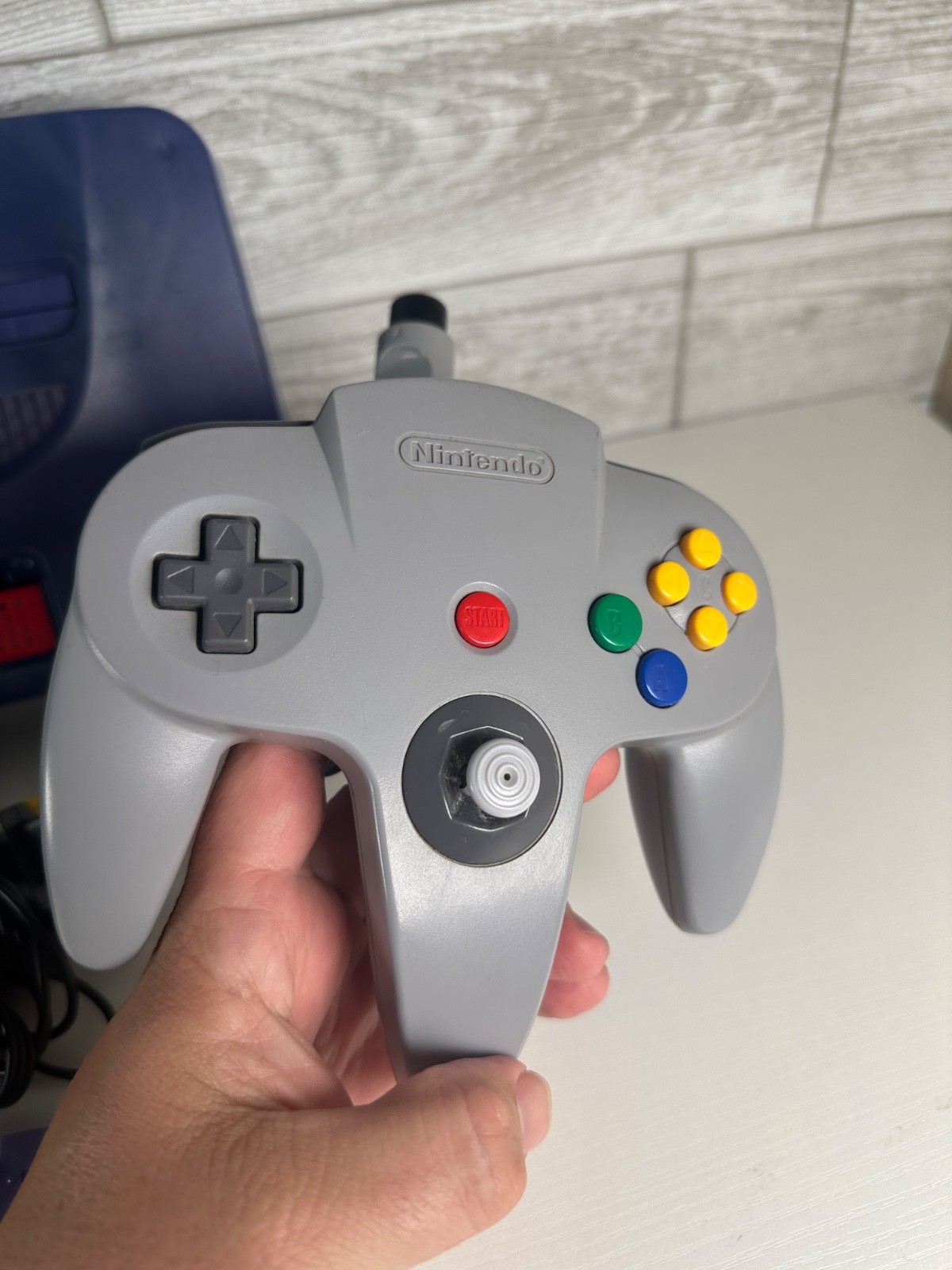 N64 Console Grape Purple With Memory Expansion Pack & Controller Tested Nintendo