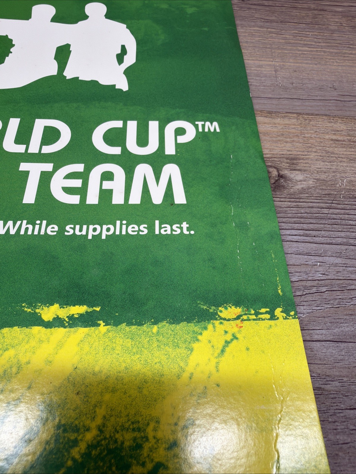 FIFA 2014 World Cup Brazil GameStop Display Promo Sign Poster