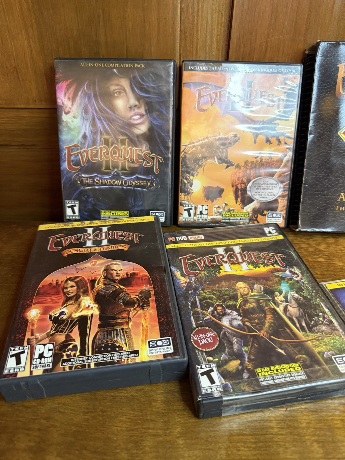 EverQuest 1 And EverQuest 2 Lot With EverQuest Atlas And EverQuest 2 Expansions