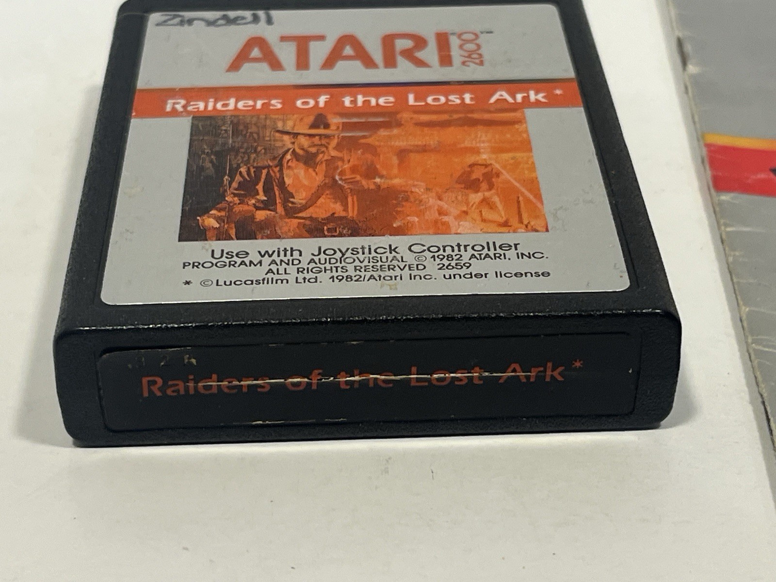 Raiders of the Lost Ark (Atari 2600, 1982) Game Cartridge & Manual Tested