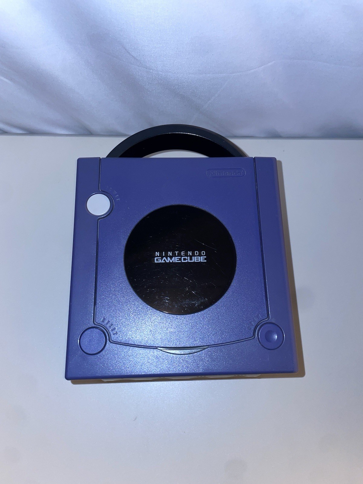 Working Nintendo Indigo Purple GameCube DOL-001 Console Only Tested