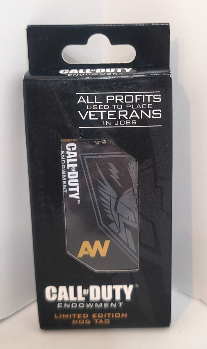 Call Of Duty Endowment Advanced Warfare Limited Edition Dog Tag Necklace New