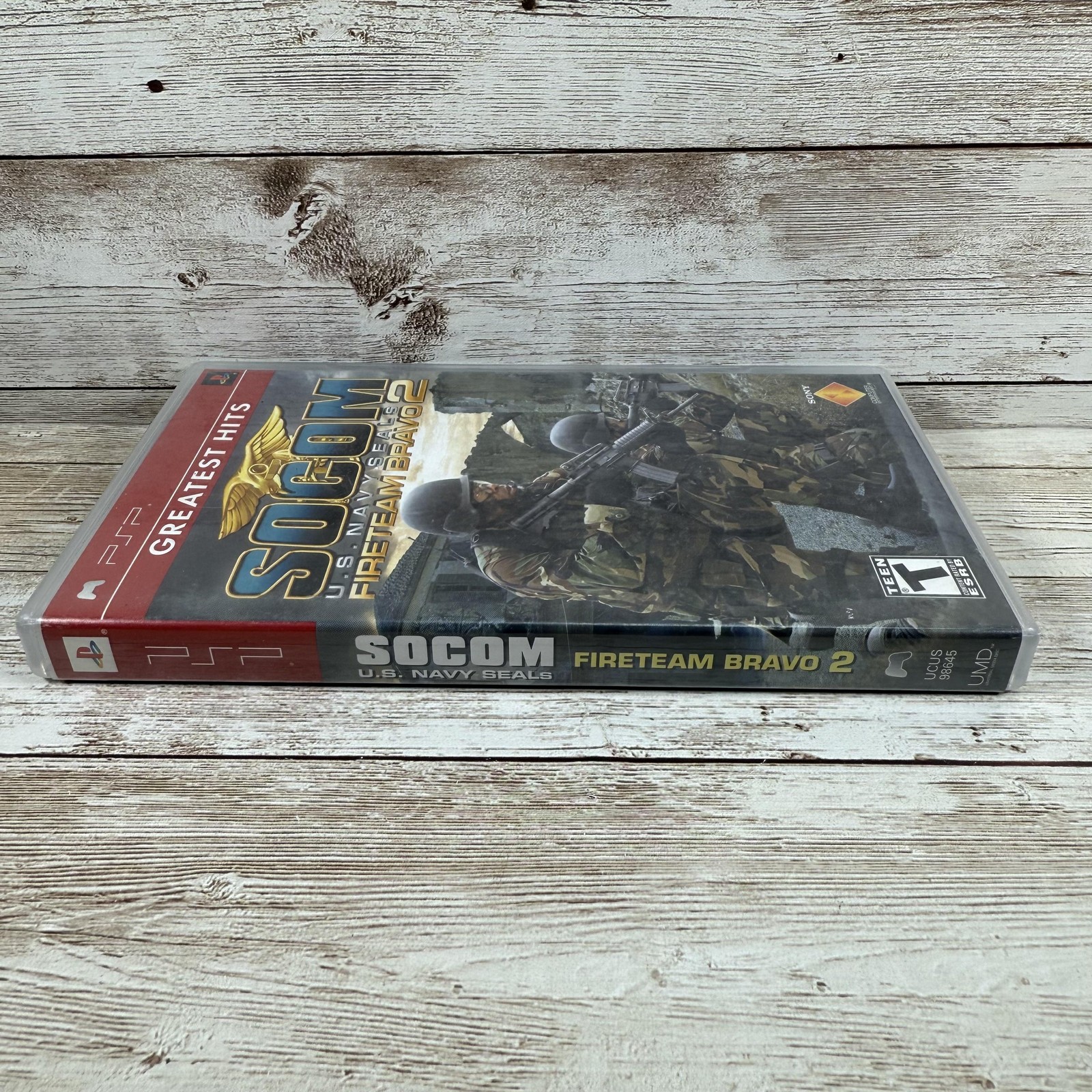 SOCOM Fireteam Bravo 2 PSP Complete Greatest Hits Navy SEALs Tested CIB