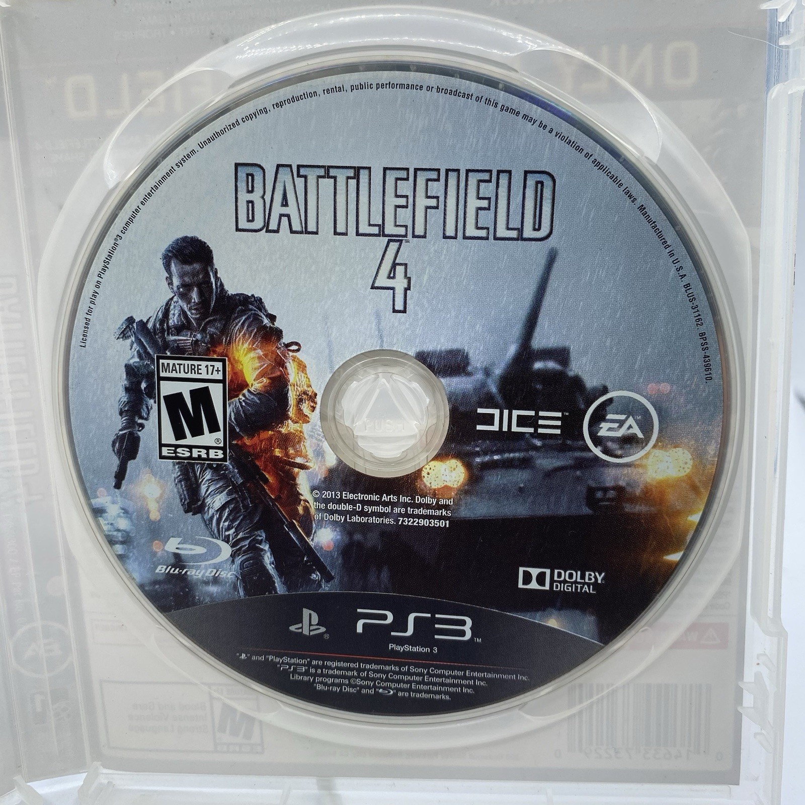 Battlefield 4 – PlayStation 3 PS3 – Action / Adventure Tested Used FREE SHIPPING
