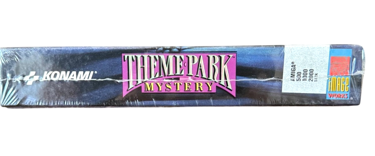 Konami “Theme Park Mystery” Amiga – 1990 Adventure Game – Factory Sealed